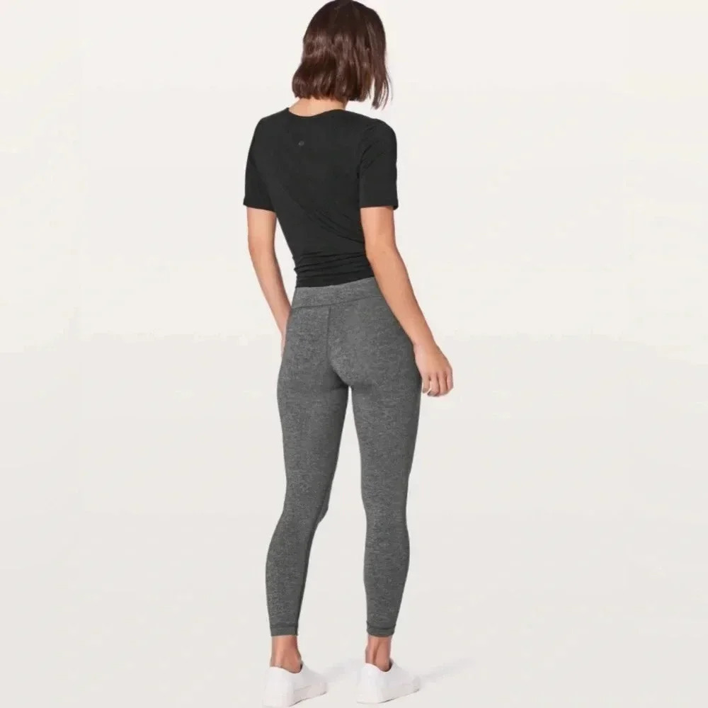 Lululemon Wunder Under Hi-Rise 7/8 Tight *Luxtreme 25"
Heathered  grey